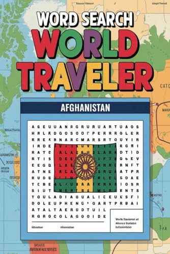Word Search World Traveler-Afghanistan: Explore the Cities and Towns of Afghanistan with 55 puzzles | Nine Words Word Search Puzzles|6x9 inches 113 pages Word Search World Traveler-Afghanistan: Explore the Cities and Towns of Afghanistan with 55 puzzles | Nine Words Word Search Puzzles|6x9 inches 113 pages von Independently published