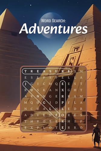 Word Search: An Adventure Puzzle Book: Explore 50+ Exciting Challenges for Kids, Adults, and Seniors | Portable 6 x 9 Size von Independently published