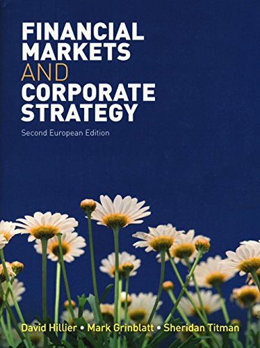 Financial Markets & Corporate Strategy Financial Markets & Corporate Strategy