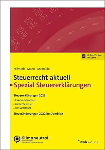 Steuerrecht aktuell Spezial Steuererklärungen 2021 von NWB Verlag