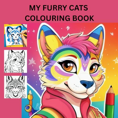 MY FURRY CATS COLOURING BOOK von Independently published