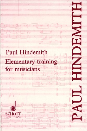 Elementary training for musicians von Schott