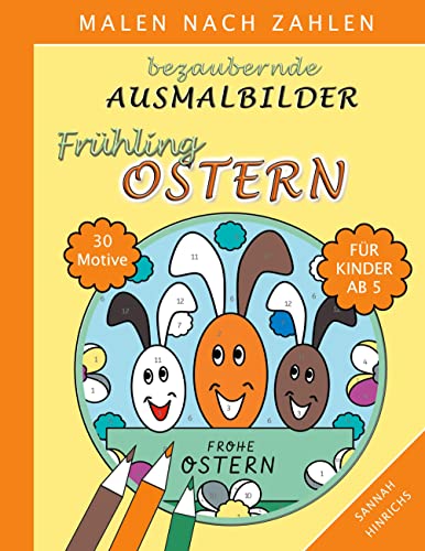 Bezaubernde Ausmalbilder Malen nach Zahlen - Frühling-Ostern von Books on Demand