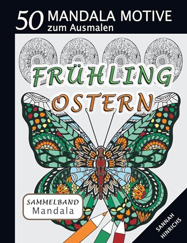 Mandala Sammelband 50 Mandala Motive zum Ausmalen - Frühling-Ostern von BoD – Books on Demand