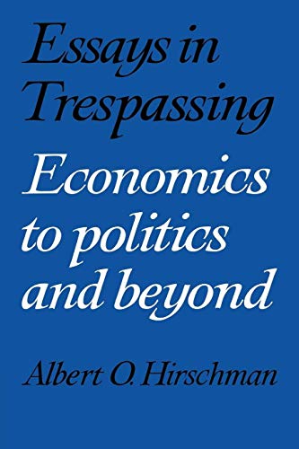 Essays in Trespassing: Economics to Politics and Beyond von Cambridge University Press