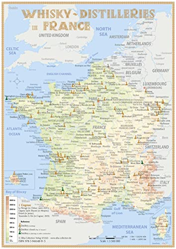Whisky Distilleries France and BeNeLux - Tasting Map: The Whisky Landscape in Overview Whisky Distilleries France and BeNeLux - Tasting Map: The Whisky Landscape in Overview