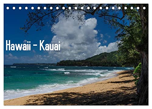 Hawaii - Kauai (Tischkalender 2025 DIN A5 quer), CALVENDO Monatskalender von CALVENDO
