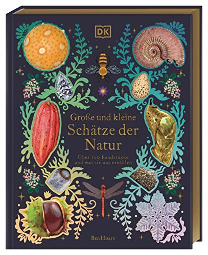 Große und kleine Schätze der Natur. Große und kleine Schätze der Natur: Über 100 Fundstücke und was sie uns erzählen. Hochwertig ausgestattet mit Goldfolie und Goldschnitt. Für Kinder ab 8 Jahren