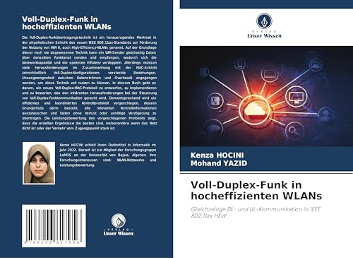 Voll-Duplex-Funk in hocheffizienten WLANs: Gleichzeitige DL- und UL-Kommunikation in IEEE 802.11ax HEW von Verlag Unser Wissen