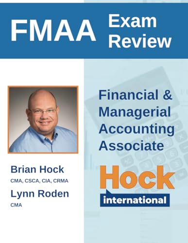 HOCK Financial and Managerial Accounting Associate (FMAA) Exam Review Textbook von HOCK international