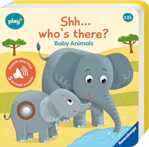 Ravensburger Play+ Shh… Who's there? Baby Animals (My First Seek and Find Sound Book), Baby book 12+ months Ravensburger Play+ Shh… Who's there? Baby Animals (My First Seek and Find Sound Book), Baby book 12+ months von Ravensburger Verlag GmbH