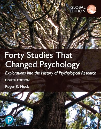 Forty Studies that Changed Psychology, Global Edition von Pearson Education Limited