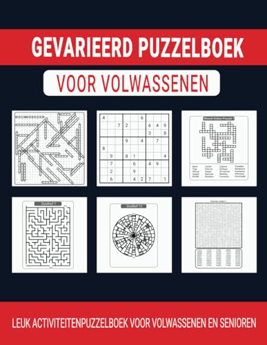 Gevarieerd Puzzelboek Voor Volwassenen: Leuk Activiteitenpuzzelboek Voor Volwassenen En Senioren von Independently published