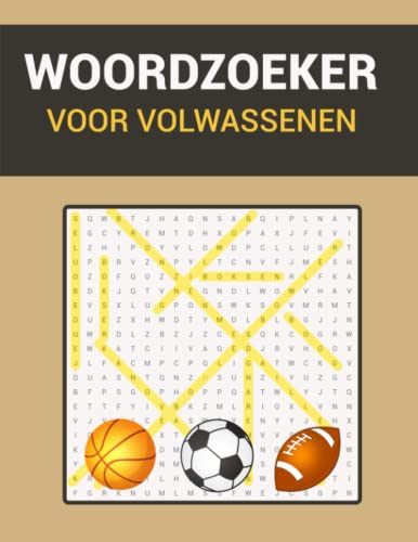 Woordzoeker voor Volwassenen: Woordzoeker in grote letters voor volwassenen, senioren en tieners.