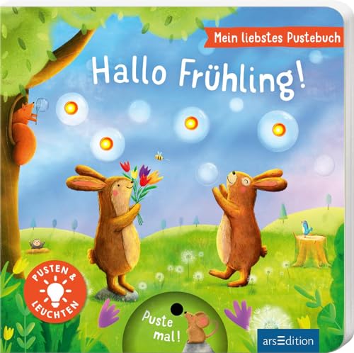 Mein liebstes Pustebuch – Hallo Frühling!: Pusten & leuchten | Hochwertiges Pappbilderbuch mit Pustefunktion und Licht für Kinder ab 18 Monaten Mein liebstes Pustebuch – Hallo Frühling!: Pusten & leuchten | Hochwertiges Pappbilderbuch mit Pustefunktion und Licht für Kinder ab 18 Monaten