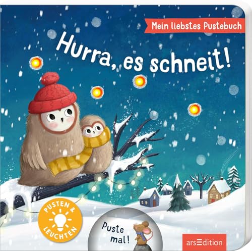 Mein liebstes Pustebuch – Hurra, es schneit!: Pusten & leuchten | Hochwertiges Pappbilderbuch mit Pustefunktion und Licht für Kinder ab 18 Monaten Mein liebstes Pustebuch – Hurra, es schneit!: Pusten & leuchten | Hochwertiges Pappbilderbuch mit Pustefunktion und Licht für Kinder ab 18 Monaten
