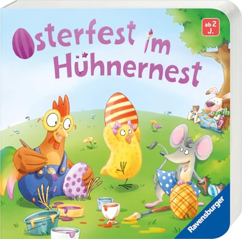 Osterfest im Hühnernest: Kinderbuch ab 2 Jahren, kleines Geschenk fürs Osternest, Pappbilderbuch Osterfest im Hühnernest: Kinderbuch ab 2 Jahren, kleines Geschenk fürs Osternest, Pappbilderbuch von Ravensburger Verlag GmbH