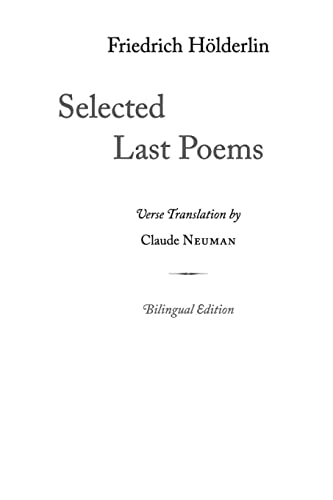 Selected Last Poems Selected Last Poems