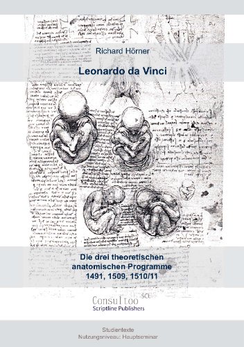 Leonardo da Vinci.: Die drei theoretischen anatomischen Programme 1491, 1509, 1510/11