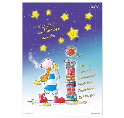 Oups Adventkalender 2023: Was ich dir von herzen wünsche... von werteArt Verlag