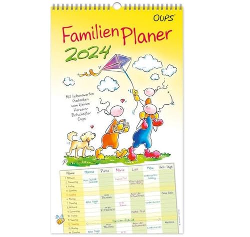 Oups Familienplaner 2024: Mit liebenswerten Gedanken vom kleinen Herzensbotschafter Oups Oups Familienplaner 2024: Mit liebenswerten Gedanken vom kleinen Herzensbotschafter Oups von werteArt Verlag