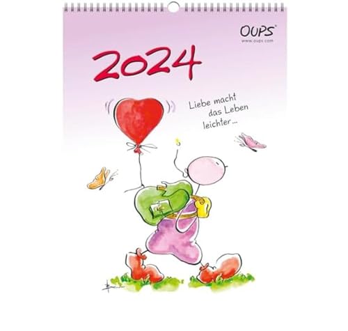 Oups Wandkalender 2024: mit liebenswerten Lebensweisheiten Oups Wandkalender 2024: mit liebenswerten Lebensweisheiten