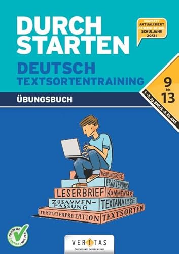 Durchstarten - Deutsch - Neubearbeitung - 9.-13. Schuljahr: Textsortentraining Übungsbuch