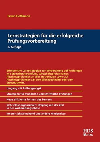 Lernstrategien für die erfolgreiche Prüfungsvorbereitung von HDS-Verlag