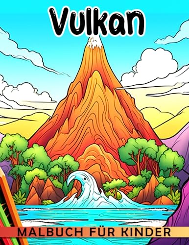 Vulkan-Malbuch für Kinder: 40 sorgfältig ausgewählte und hochwertige Ausmalbilder | Perfekt für Scherz-, Wichtel-, Stressabbau- und Weihnachtsgeschenke | Steigern Sie Ihre . von Independently published