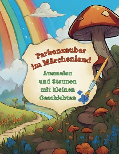 Farbenzauber im Märchenland - Ausmalen und Staunen mit kleinen Geschichten: Märchenhafte Momente zum Ausmalen: Tauche ein in Geschichten und lass ... - Ein Kindermalbuch für Kinder von 3-8 Jahren