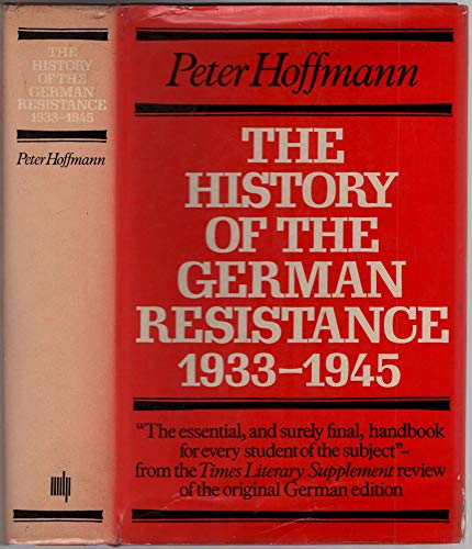 Hoffman: German Resistance to Hitler