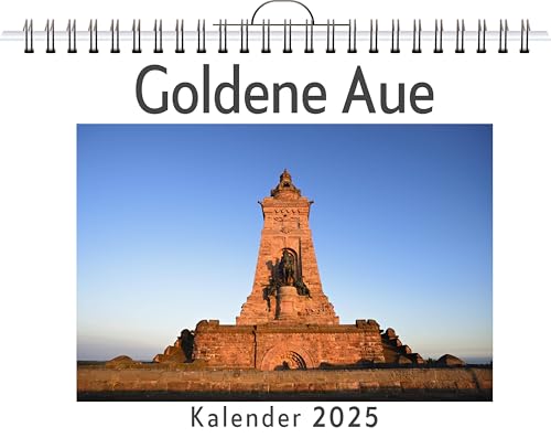 Goldene Aue - (Wandkalender 2025, Kalender DIN A4 quer, Monatskalender im Querformat mit Kalendarium, das perfekte Geschenk) von FlipFlop
