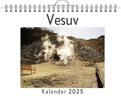 Vesuv - (Wandkalender 2025, Kalender DIN A4 quer, Monatskalender im Querformat mit Kalendarium, das perfekte Geschenk) von FlipFlop