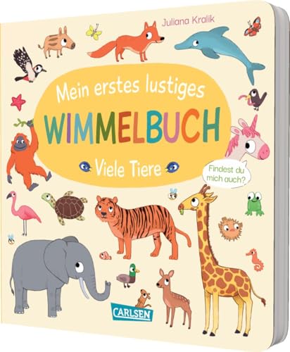 Mein erstes lustiges Wimmelbuch: Viele Tiere: Wer findet das kleine Einhorn bei den Tieren? von Carlsen