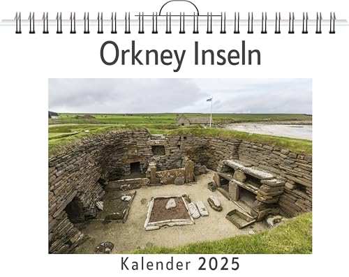 Orkney Inseln - (Wandkalender 2025, Kalender DIN A4 quer, Monatskalender im Querformat mit Kalendarium, das perfekte Geschenk) von FlipFlop