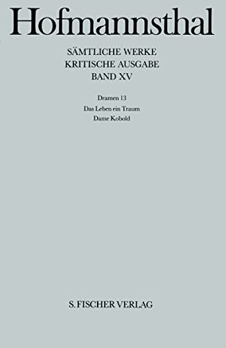 Dramen 13: Das Leben ein Traum - Dame Kobold Dramen 13: Das Leben ein Traum - Dame Kobold