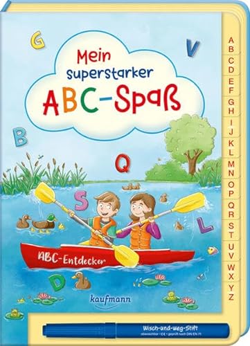 Mein superstarker ABC-Spaß (Übungen für die Vorschule: Rätseln & Lernen mit abwischbarem Stift) von Kaufmann Ernst Vlg