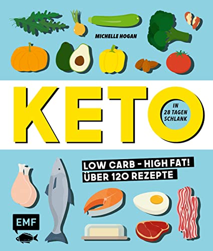 Keto – In 28 Tagen schlank: Low Carb High Fat! Über 120 Rezepte von Edition Michael Fischer