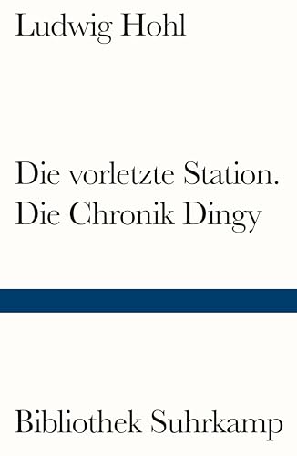 Die vorletzte Station / Die Chronik Dingy: Ein Bericht (Bibliothek Suhrkamp) von Suhrkamp Verlag