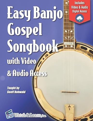 Easy Banjo Gospel Songbook with Video & Audio Access von Independently published