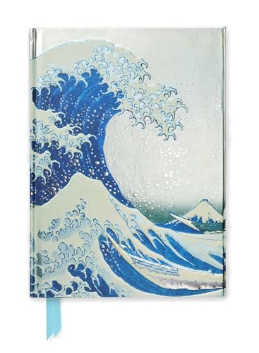 Premium Notizbuch DIN A5: Katsushika Hokusai, Die große Welle: Unser hochwertiges, liniertes Blankbook mit festem, künstlerisch geprägtem Einband und ... DIN A 5 mit Magnetverschluss, Band 9) von Flame Tree Gift