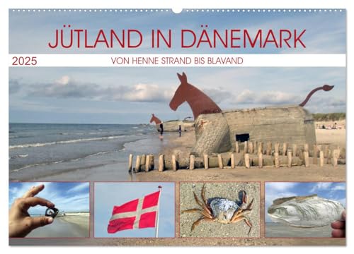 Jütland in Dänemark - Von Henne Strand bis Blavand (Wandkalender 2025 DIN A2 quer), CALVENDO Monatskalender von CALVENDO