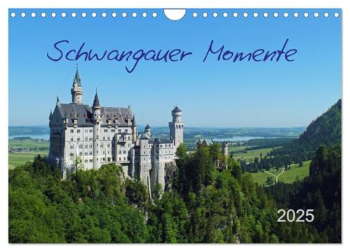 Schwangauer Momente (Wandkalender 2025 DIN A4 quer), CALVENDO Monatskalender: Das Schwangau im Ostallgäu, hier hat man Schlösser, Seen, Wälder, ... hier findet man viele freundliche Menschen. von CALVENDO