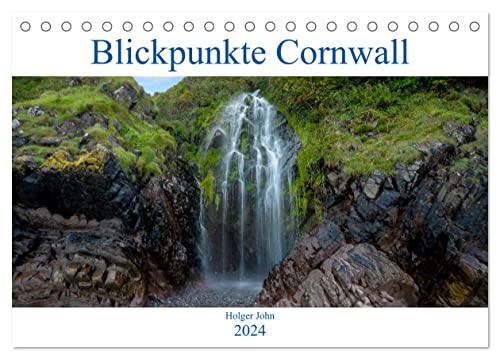 Blickpunkte Cornwall (Tischkalender 2024 DIN A5 quer), CALVENDO Monatskalender von CALVENDO