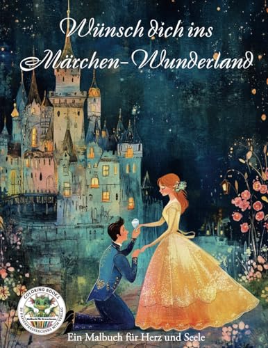 Wünsch dich ins Märchen-Wunderland - Ein Malbuch für Herz und Seele: Malbuch für Erwachsene für Entspannung, Kreativität und Achtsamkeit (Coloring ... MTM-Verlag: Malbücher für Erwachsene) von Coloring Books by Papierfresserchens MTM-Verlag