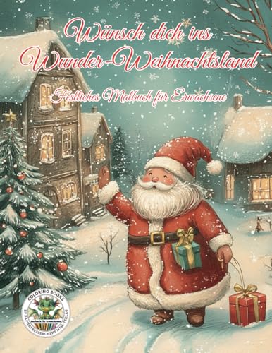 Wünsch dich in Wunder-Weihnachtsland - Festliches Malbuch für Erwachsene, mit Adventsmotiven, mit Weihnachtsbildern: Ausmalbücher für Erwachsene, ... MTM-Verlag: Malbücher für Erwachsene)
