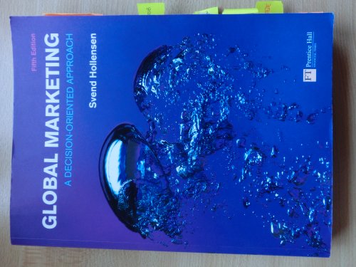 Global Marketing: A Decision-Oriented Approach