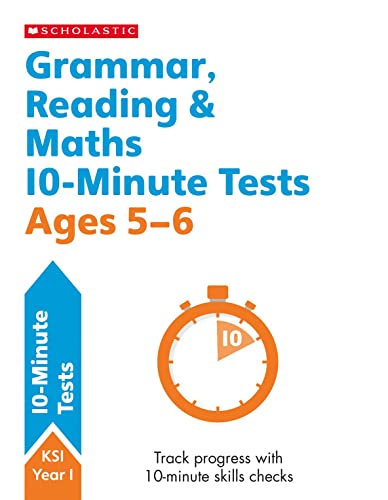 Quick test grammar, reading and maths activities for children ages 5-6 (Year 1). Perfect for Home Learning. (10 Minute SATs Tests) von Scholastic