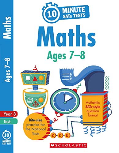 Quick test maths activities for children ages 7-8 (Year 3). Perfect for Home Learning. (10 Minute SATs Tests)