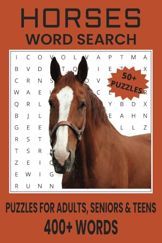 Horses Word Search Puzzle Book: Fun and Relaxing Puzzles About Horse Breeds, Horse Care, and Stable Life and Equestrian Life. Horses Word Search Puzzle Book: Fun and Relaxing Puzzles About Horse Breeds, Horse Care, and Stable Life and Equestrian Life. von Independently published